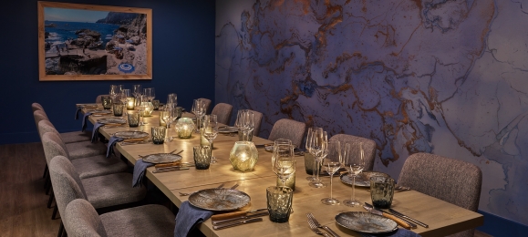 A private dining table at Kostali
