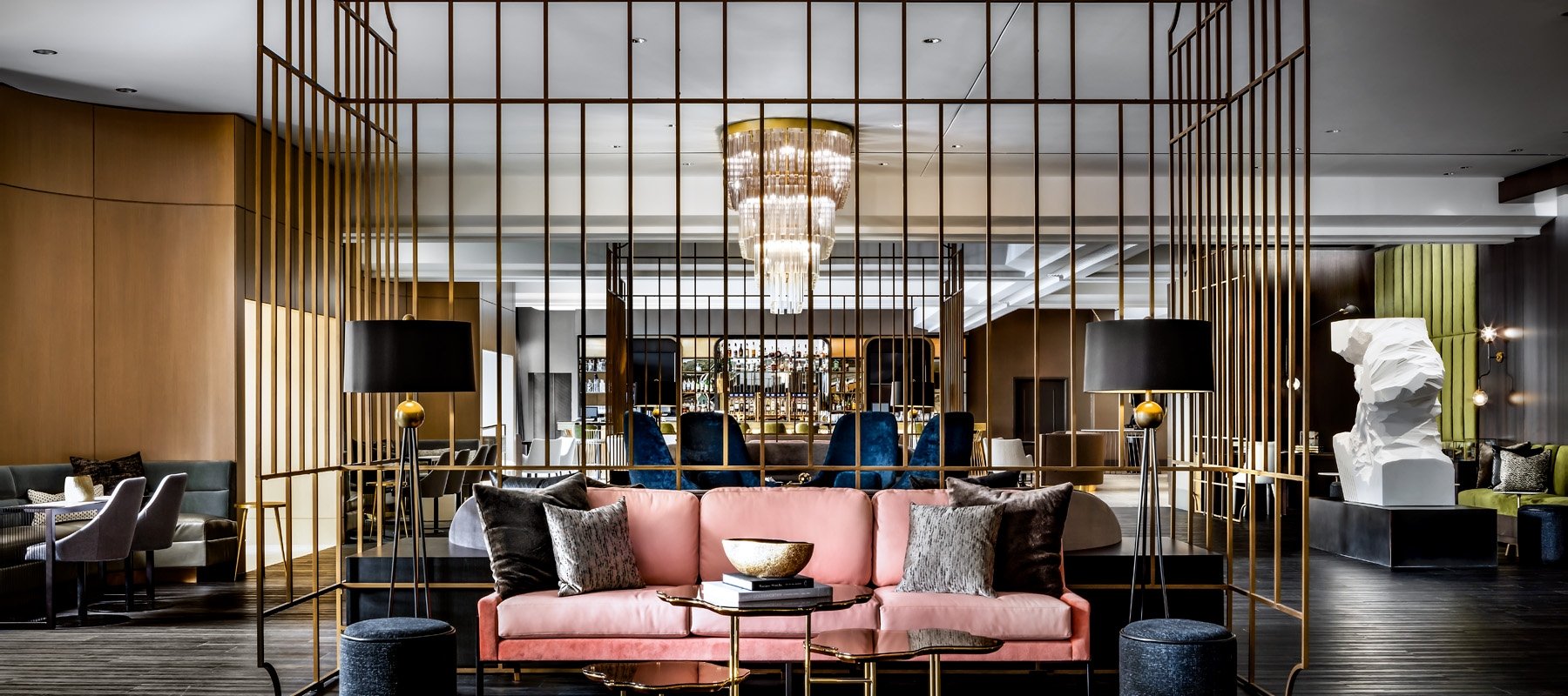 The lobby of The Gwen.