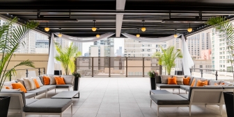 6th floor terrace at The Gwen
